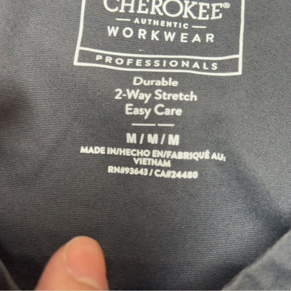 Cherokee WW Professionals Women’s Snap-Front Warm Up Scrub Jacket style WW340 - Picture 8 of 9